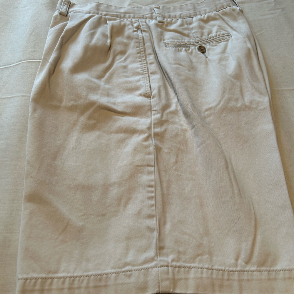 Polo by Ralph Lauren Beige Flat Front Shorts